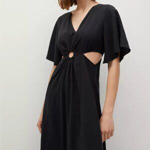 Mango Side Slit Dress